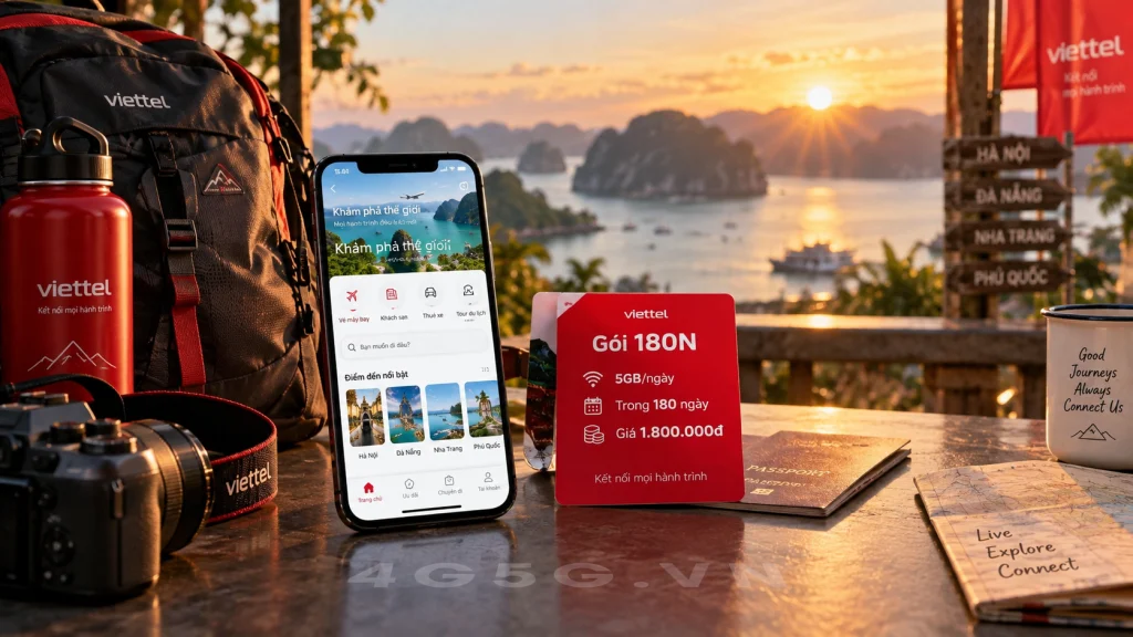 Ảnh đại diện gói cước Gói 180N Viettel – 5GB/ngày trong 180 ngày, giá 1.800.000đ