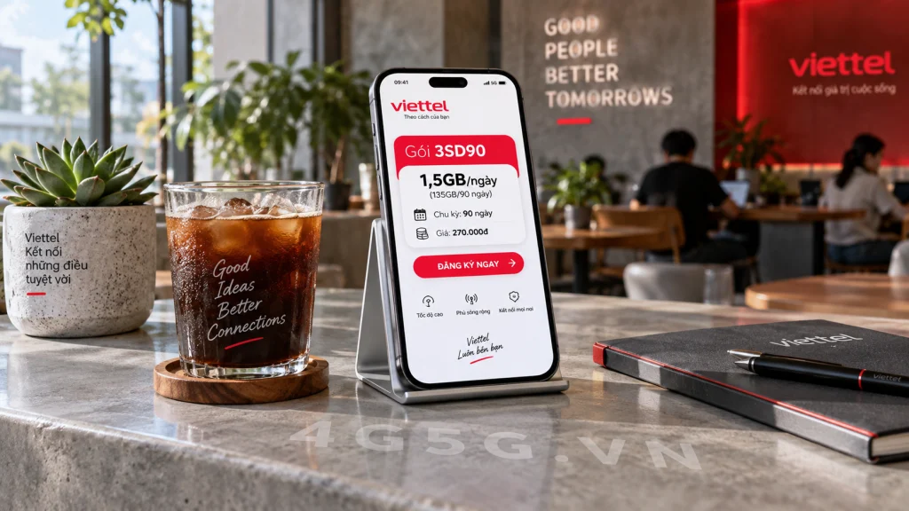 Ảnh đại diện gói cước Gói 3SD90 Viettel – 1,5GB/ngày (135GB) chu kỳ 90 ngày, giá 270.000đ
