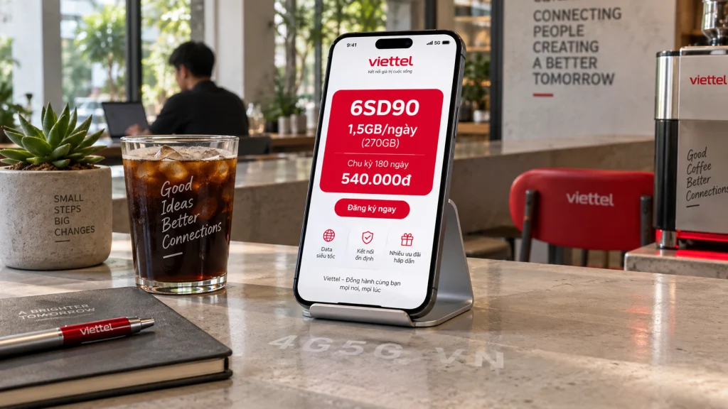 Ảnh đại diện gói cước Gói 6SD90 Viettel – 1,5GB/ngày (270GB) chu kỳ 180 ngày, giá 540.000đ