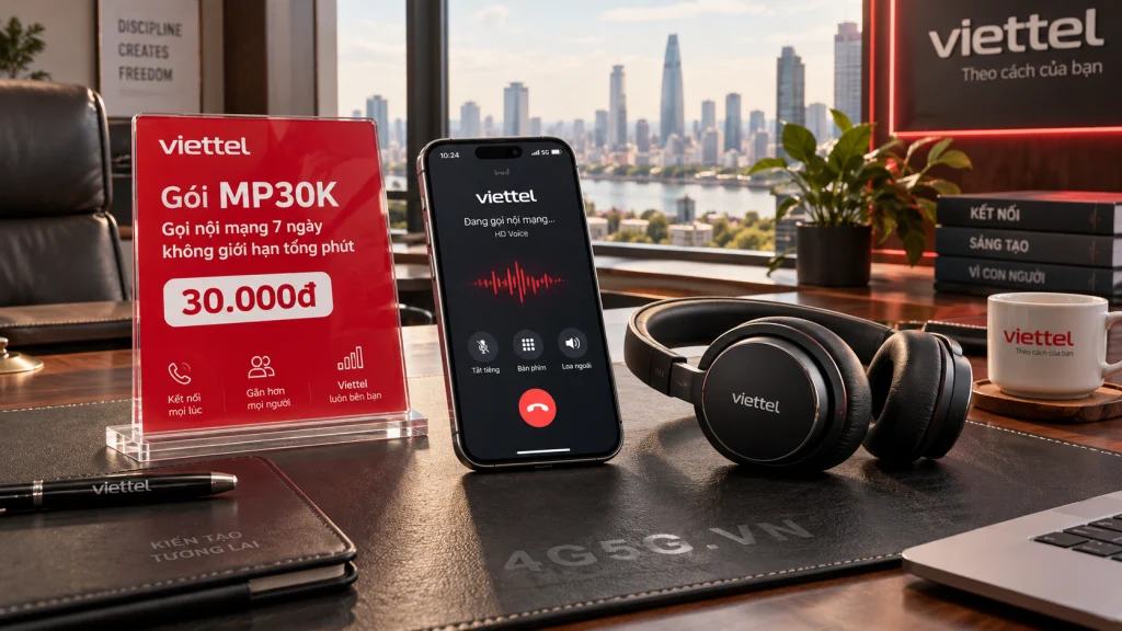 Ảnh đại diện gói cước Gói MP30K Viettel – gọi nội mạng 7 ngày không giới hạn tổng phút, giá 30.000đ
