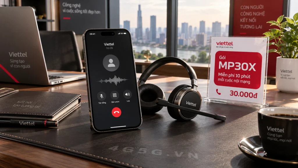 Ảnh đại diện gói cước Gói MP30X Viettel – miễn phí 10 phút mỗi cuộc nội mạng, giá 30.000đ