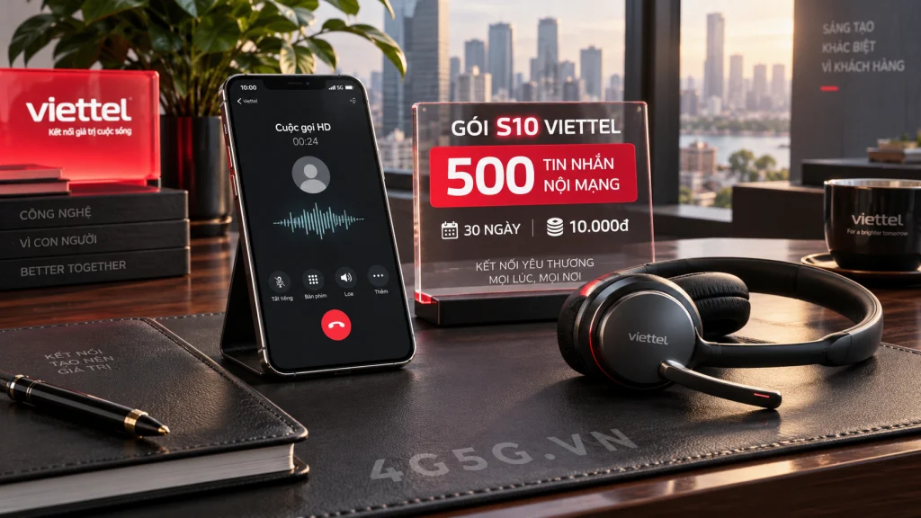 Ảnh đại diện gói cước Gói S10 Viettel – 500 tin nhắn nội mạng 30 ngày, giá 10.000đ